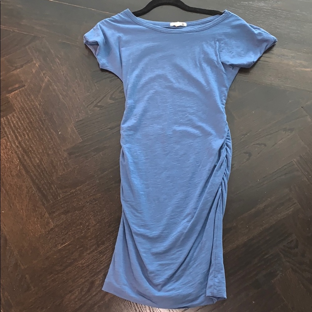 Sundry Blue T-shirt Mini Dress